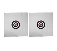 ISTOVO 2X Golf Net Hitting Cage Practice Net Indoor Outdoor High Impact Double Back Stop with Target Training Ball Return Net