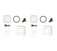 ISTOVO 2X Mini Portable Mobile Phone Fill Light Live Mini Magnetic Pocket Light Selfie Beauty Lamp External LED Light