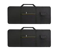 ISTOVO 2X Portable 61 Key Electronic Piano Keyboard Gig Bag Carrying Bag Storage Holder Case 600D Cloth