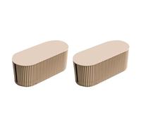 ISTOVO 2X Power Cord Plug Board Charging Data Cable Hub Cable Manager Socket Storage Box Line Protector 2