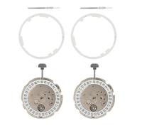 ISTOVO 2X Quality Japan 21 Jewels MIYOTA 8215 Watch Movement Black Date Wheel Stainless Steel