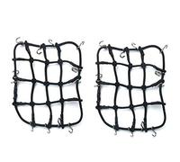 ISTOVO 2X RC Car Parts Accessories Elastic Luggage Net for 1/12 MN D90 D99 MN99S,Black