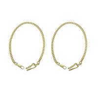 ISTOVO 2X Retro Antique Vintage Pocket Watch Chain Gold