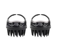 ISTOVO 2X Silicone Hair Scalp Shampoo Massage Brush Shower Head Massager Hair Scrubber for Dandruff