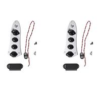 ISTOVO 2X Universal 5 Jazz -08 Bass Loaded Control Plate for 4/5 String Bass Guitar Parts