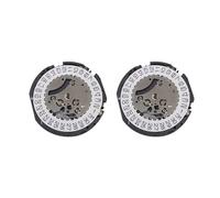 ISTOVO 2X VK63 Quartz Watch Movement Date at 3 O'Clock Chronograph Watch Movement with Battey for VK63A Watch Single Calendar