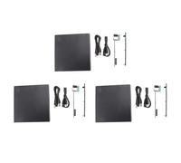 ISTOVO 3 Set 12.7mm External DVD Enclosure USB 2.0 External DVD/CD-ROM Case for Laptop Desktop PC Optical Disk Drive
