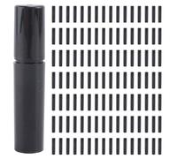 ISTOVO 300Pcs / Lot 2Ml Black Plastic Perfume Bottle Sample Sprayer Atomizer Perfume Bottle