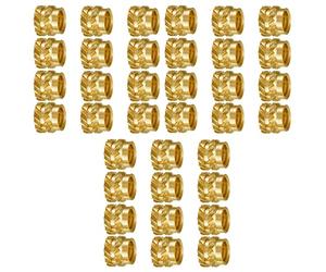 ISTOVO 300Pcs M3 Thread Knurled Brass Threaded Heat Set Heat Insert Embedment Nut,M3X5X4,for 3D Printer 2.4 Etc