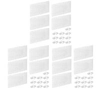 ISTOVO 30PCS Aquarium Divider Fish Tank Divider Filter Grids Separation Grid Tray Isolation Board Grid with 60 PCS Sucker Clips