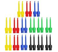 ISTOVO 30Pcs Measuring Clamps, Test Tips, Multimeter Wire Lead Test Clip, Electronic Mini Test Probe Set,PCB Tester Grabber