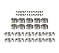 ISTOVO 30Pcs Metal Steel Ball Bearing Set for -10 DBX10 10421-S 9102 1/10 RC Car Spare Parts Accessories