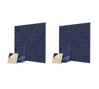 ISTOVO 32Pcs Acoustic Panel with Self-Adhesive,12X12X0.4in Sound Proof Panel,Sound Panel High Density for Home Studio,2
