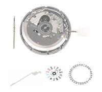 ISTOVO 36/36A Movement Mechanical Movement + Steel Stem+Week +Calendar Dial+Check Rod Kit High Accuracy Mechanical Movement, silver,