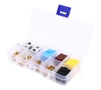 ISTOVO 3D Printer Upgrade Kit Nozzles, Heating Block, Silicone Sleeve Complete Accessories Set E3DV6 Kit