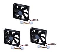 ISTOVO 3Pcs 120mm x 25mm DC 24V 4Pin Sleeve Bearing Computer Case Cooling Fan