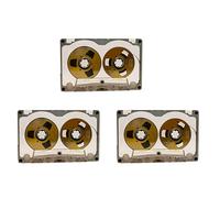ISTOVO 3X 55 Minute Blank Tape Disk Double-Sided Metal Small Open Disk Blank Cassette Tape Tape Disk, E
