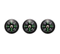 ISTOVO 3X Oil Filled Button Compass - Ultra Compact 20mm - Mini SAS Survival