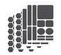 ISTOVO 4 Pack Anti-Slip Grip Tape Stickers, Different Shapes Phone Grip Strips Reusable Pre-Cut Adhesive Decals Tablet Patches