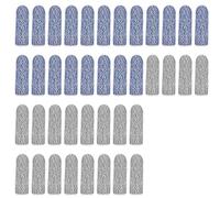 ISTOVO 40 Pcs Finger Cots Cut Protector Anti Cut Fingertips Finger Sleeve Reusable Finger Covers Thumb Finger