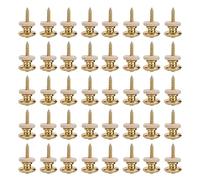 ISTOVO 40PCS Wool Copper Guitar Strap Lock Locking Pegs Pins Mushroom Shape End Button for Acoustic Classical Electric Guitar