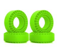 ISTOVO 4pcs 1.9in Silicone Rubber Tire Wheels Insert Foam for 1/10 RC Crawler Car TRX4 SCX10 Pro/Capra /GEN8/MST Green