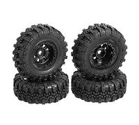 ISTOVO 4PCS 47X18mm Wheel Rims Tires Tyre Set for Axial SCX24 90081 AXI00001 1/24 RC Crawler Car Upgrade Parts Accessories