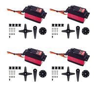 ISTOVO 4Pcs DS5160 60Kg 8.4V High Voltage Waterproof Digital Servo for 1:5 RC Car SAVOX-0236 XL 5T Robot Arm 180 Servo