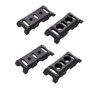 ISTOVO 4PCS ESC Motor Cable Manager Wire Fixed Clamp Buckle Prevent Tangled Line Clip Tool 12AWG Black