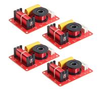 ISTOVO 4X 130W Speaker Crossover 2 Way High-Low 8 Ohm Frequency Divider for 6 Inch Speaker
