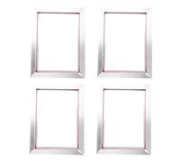 ISTOVO 4X A3 Screen Printing Aluminum Frame 31X41cm with White 43T Silk Print Polyester Mesh for Printed Circuit Boards