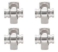 ISTOVO 4x Chrome Roller String Retainer Trees Guitar Parts
