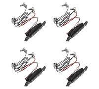 ISTOVO 4X Magnetic Acoustic Pickup for Guitar Black