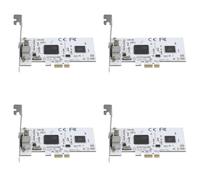 ISTOVO 4X PCIE Expansion Card PCIE to AV Surveillance HD 640X480 Resolution Video Capture Card Image Capture Card