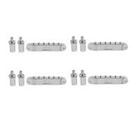 ISTOVO 4X Silver Tune-O- Electric Roller Saddle Bridge Lp Electric Guitar Bridge Korea