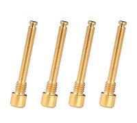 ISTOVO 4X Titanium Bolts for Bicycle Disc Brake Pad Threaded Pin Inserts Screw for XT R XT Hydraulic Disk Caliper-Golden