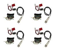 ISTOVO 4X Under Saddle Piezo Pickup Onboard Preamp System for Acoustic Guitar