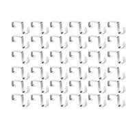 ISTOVO 50 Pcs Light Gutter Hooks Gutter Hooks for Outdoor Lights Christmas Light Clips Weatherproof Gutter Hanger