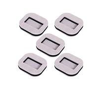 ISTOVO 5Pcs Furniture Wheel Stopper Bed Stopper Caster Cup Suitable for All Kinds of Furniture on Wheels (Beige)