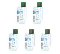 ISTOVO 5Pcs TempU05s USB Temperature Data Logger 60 Day Single Use Temperature Analyzer PDF Report USB Temperature Logger
