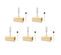 ISTOVO 5X 432 Hz Tuning Fork with Resonance Box,for Sound Healing,Tuning Fork Resonance Teaching, Hearing Tests, Meditation