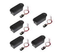 ISTOVO 5X 9V Battery Holder Case for Active Guitar Bass Pickup