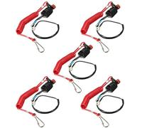 ISTOVO 5X Boat Motor Emergency Kill Stop Switch for/Outboard Stop Kill Switch Cut Off Switches