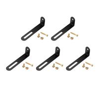 ISTOVO 5X Electric Guitar Support Parts Scratchplate Bracket with Nut Gold Screws for LP Guitar Pickguard