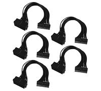 ISTOVO 5X Power Supply Splitter, Dual PSU Cable Adapter 24 Pin 20+4 Pin ATX Motherboard Adapter Extension Cable
