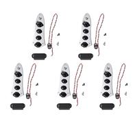 ISTOVO 5X Universal 5 Jazz -08 Bass Loaded Control Plate for 4/5 String Bass Guitar Parts