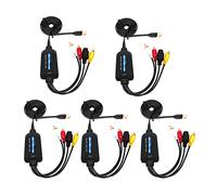 ISTOVO 5X USB 2.0 Video Capture Card Single Channel USB Capture Card AV Capture Device Drive-Free Digital Converter