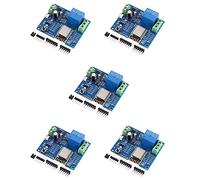 ISTOVO 5X WiFi Relay Controller Module, DC 5V 8V-80V ESP8266 Wireless Controller Module ESP-12F for IOT Smart
