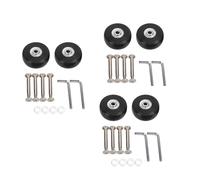 ISTOVO 6 Sets of Luggage Suitcase Replacement Wheels Axles Deluxe Repair Tool 50 X 20 X 6.1 mm