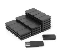 ISTOVO 60 Pack Black Mini Rectangular Metal Tins Boxes with Sliding Lids, Small Empty Slide Top Metal Tin